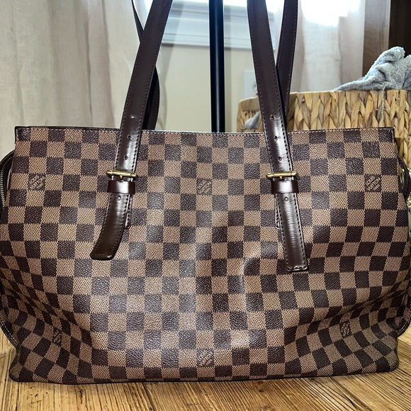 Louis Vuitton Chelsea Shoulder Bag Brown Canvas - Picture 1 of 13
